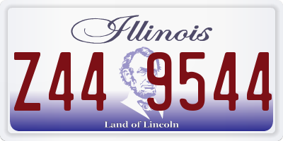 IL license plate Z449544