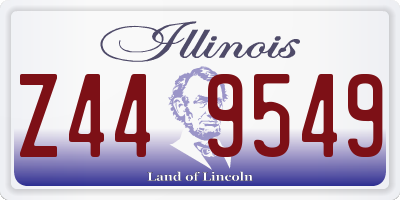 IL license plate Z449549