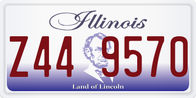 IL license plate Z449570