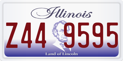 IL license plate Z449595