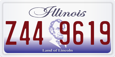 IL license plate Z449619