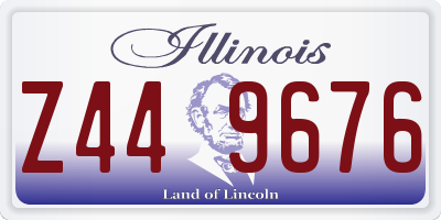 IL license plate Z449676