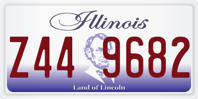 IL license plate Z449682