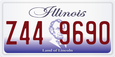 IL license plate Z449690