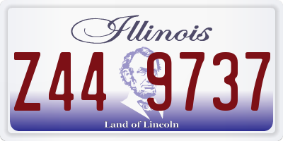 IL license plate Z449737