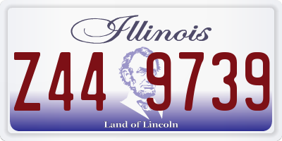 IL license plate Z449739