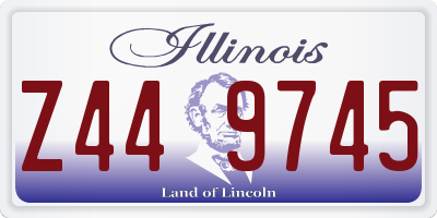IL license plate Z449745