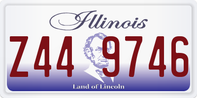 IL license plate Z449746