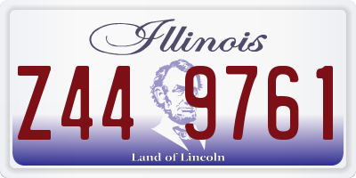IL license plate Z449761