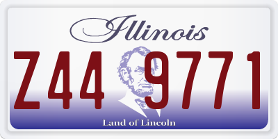IL license plate Z449771
