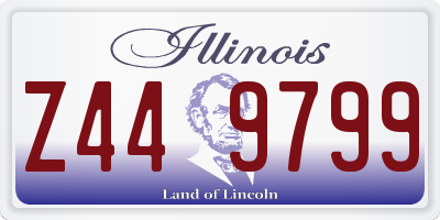 IL license plate Z449799