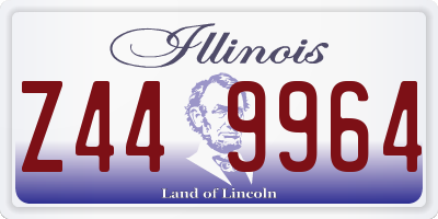 IL license plate Z449964