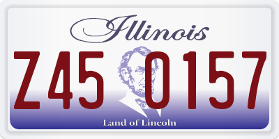 IL license plate Z450157