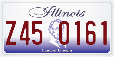 IL license plate Z450161