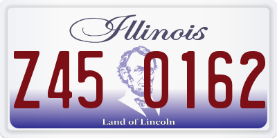 IL license plate Z450162
