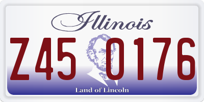 IL license plate Z450176