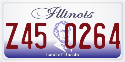 IL license plate Z450264