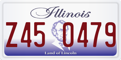 IL license plate Z450479