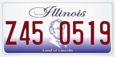 IL license plate Z450519