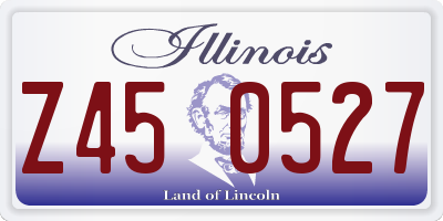 IL license plate Z450527