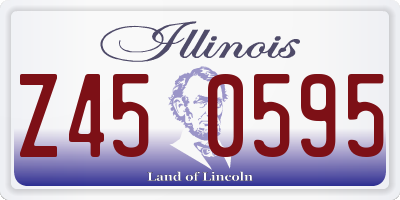 IL license plate Z450595
