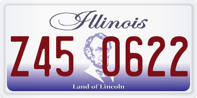 IL license plate Z450622