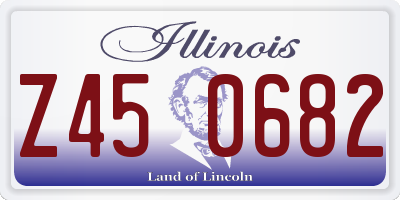 IL license plate Z450682