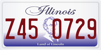 IL license plate Z450729