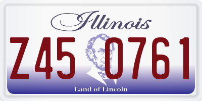 IL license plate Z450761