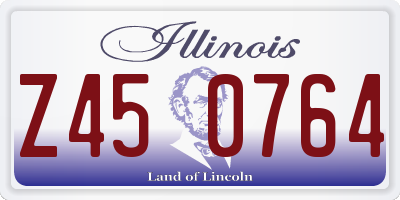 IL license plate Z450764