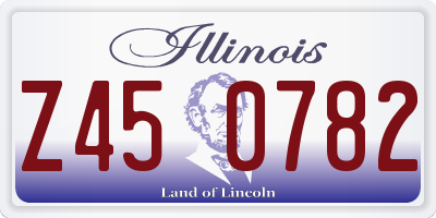 IL license plate Z450782