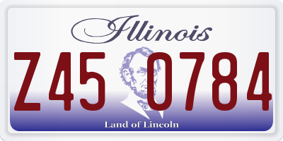 IL license plate Z450784