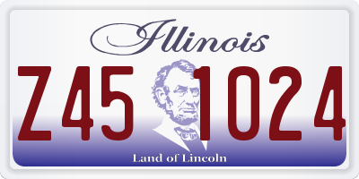 IL license plate Z451024
