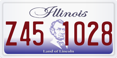 IL license plate Z451028