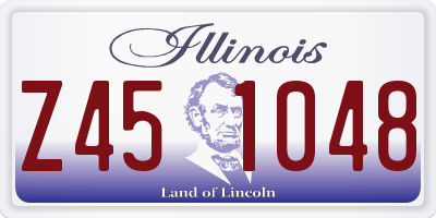 IL license plate Z451048