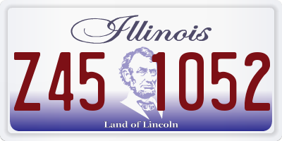 IL license plate Z451052