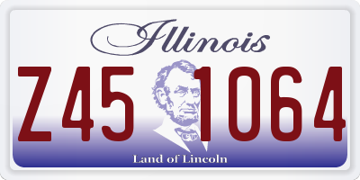 IL license plate Z451064