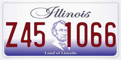 IL license plate Z451066