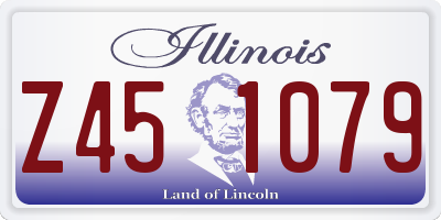 IL license plate Z451079