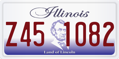 IL license plate Z451082