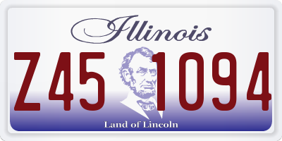 IL license plate Z451094