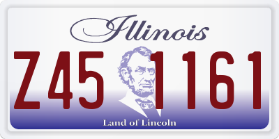 IL license plate Z451161