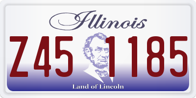 IL license plate Z451185