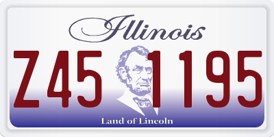 IL license plate Z451195