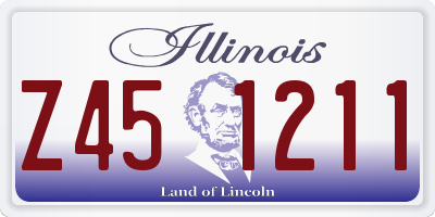 IL license plate Z451211