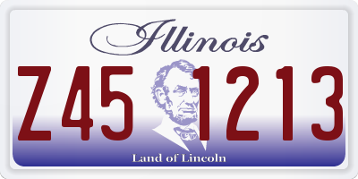 IL license plate Z451213