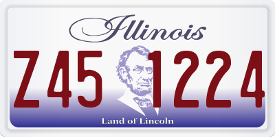 IL license plate Z451224