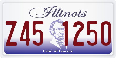 IL license plate Z451250