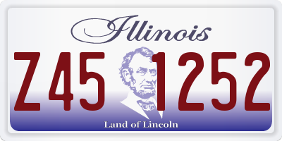 IL license plate Z451252