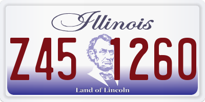 IL license plate Z451260